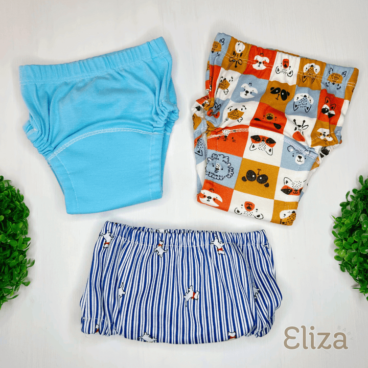 Kit Fraldas Reutilizáveis [Desfralde 2x mais Rápido]