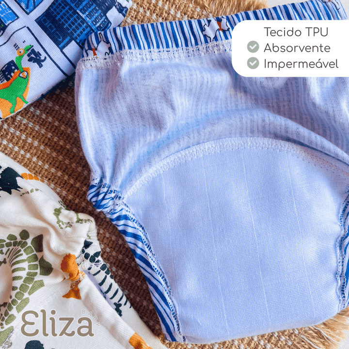 Kit Fraldas Reutilizáveis [Desfralde 2x mais Rápido]