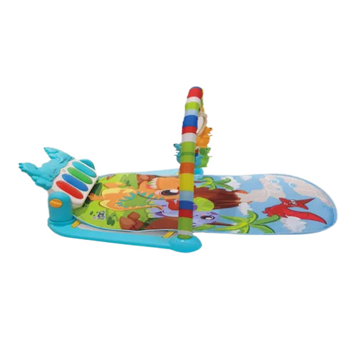 Tapete de Atividades Para Bebê Piano Play Funny Dino